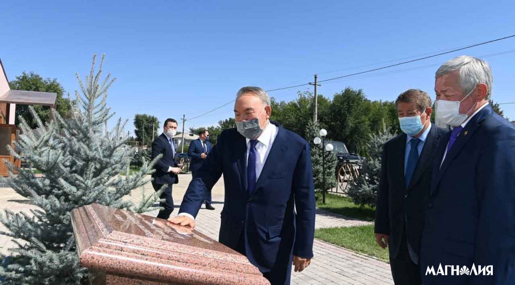 Нурсултан Назарбаев посетил Жамбылскую область